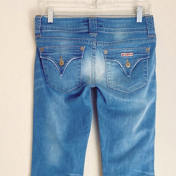 HUDSON Jeans Signature Flap Pocket Bootcut Jeans Denim Size 26 Boho Beachy - Picture 6 of 14